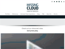 Tablet Screenshot of missingcloud.com